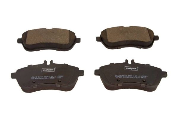 MAXGEAR Bromsbelägg 19-0615 19-0615 MAXGEAR bromskloss Mercedes SLK