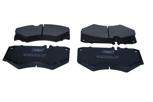 MAXGEAR Bremseklodser 19-0618 MAXGEAR 19-0618 Bremseklodser MERCEDES-BENZ T1/TN Van / Stationcar 407 D (611.367, 611.368) 72 HK 1981