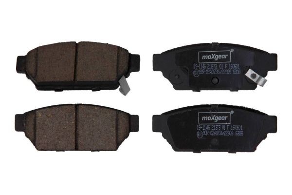 MAXGEAR Pastilhas de travão 19-1146 MAXGEAR 19-1146 Pastilhas de travão MITSUBISHI Lancer Carrinha (C1_V, C3_V) 1.5 (C12V) 70 cv 1986