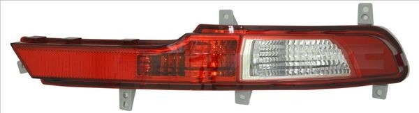 TYC Mistachterlamp 19-12167-01-2 TYC 19-12167-01-2 originele Mistachterlicht Rio III Van / Hatchback (UB) kosten