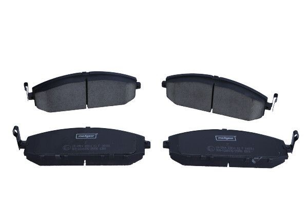 Bromsbelägg MAXGEAR 19-1504 MAXGEAR 19-1504 Bromsbeläggsats NISSAN PATROL 2006