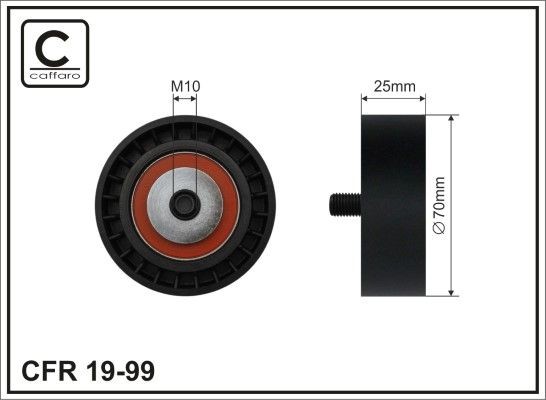 CAFFARO Τεντωτήρας, ιμάντας poly-V 19-99 CAFFARO 19-99 γνήσια Τεντωτηρας ιμαντα BMW E36 Touring κόστος