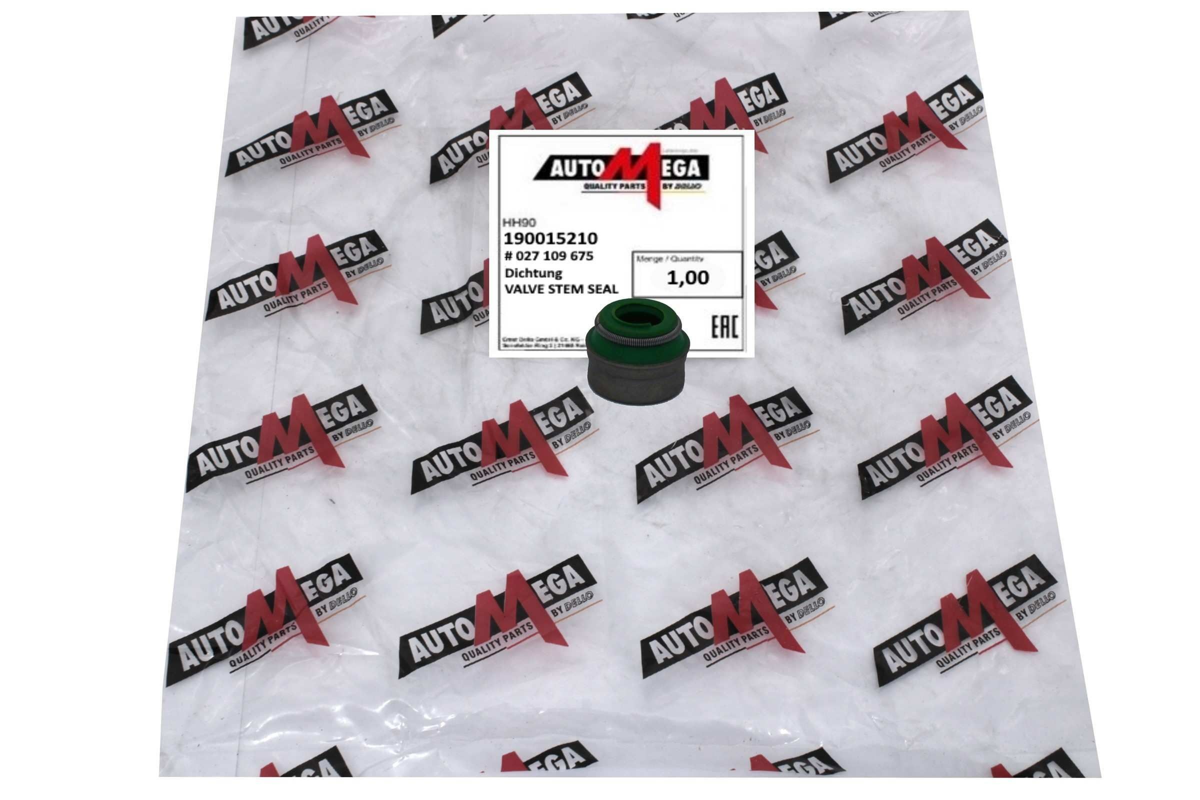 AUTOMEGA Retentor, haste da válvula 190015210 Retentor de haste de válvula PEUGEOT AUTOMEGA 190015210