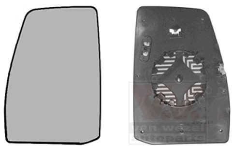 VAN WEZEL Spoguļstikls, Ārējais atpakaļskata spogulis 1987837 1987837 Spoguļstikls FORD FIESTA VAN WEZEL