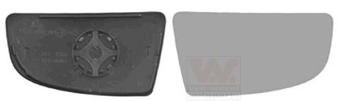 VAN WEZEL Backspegelglas 1991836 1991836 VAN WEZEL sidospegel, glas FORD MAVERICK