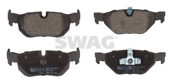 SWAG Piduriklotsid 20 91 6533 Pidurikattekomplekt, ketaspidur SWAG BMW 5. Seeria 20 91 6533