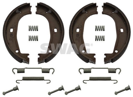 SWAG Handbrake shoes 20 93 1045 Smart CITY-COUPE SWAG handbrake shoes 20931045
