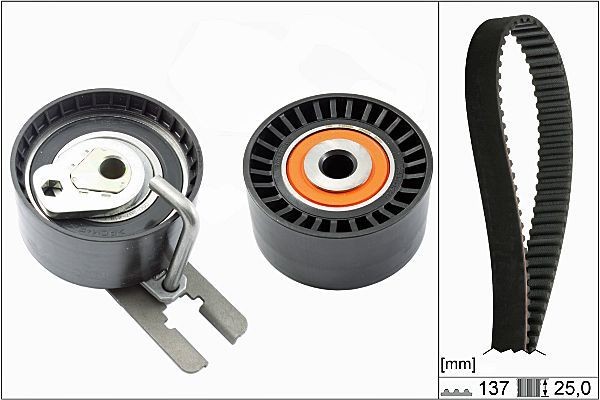 HEPU Timing belt kit 20-1912 Mazda 323 HEPU cam belt 201912