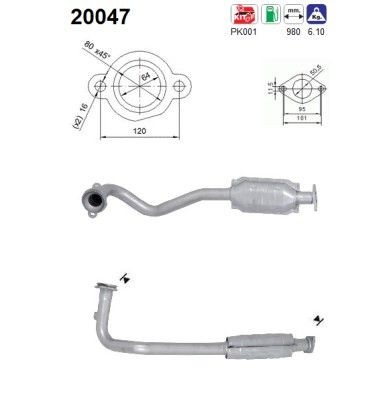 AS Katalyzátor 20047 AS 20047 Katalyzátor