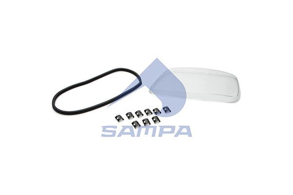 SAMPA Scheinwerferglas 201.121 SAMPA 201.121 Scheinwerferglas MERCEDES-BENZ C-Klasse T-modell (S203) C 230 (203.252) 204 PS 2005