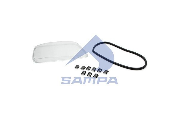 SAMPA Lasi, valonheitin 201.122 Mercedes W213 ajovalon lasi SAMPA 201.122