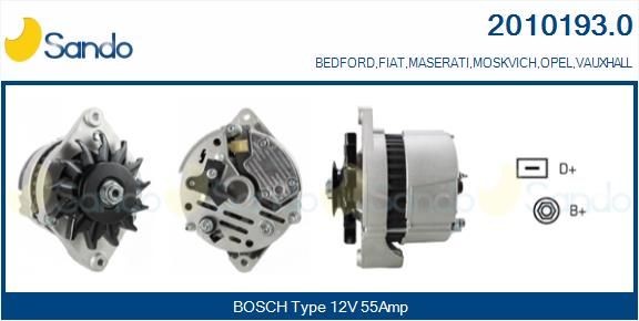 SANDO Generaator 2010193.0 SANDO 2010193.0 Generaator Levante SUV (M161) hind