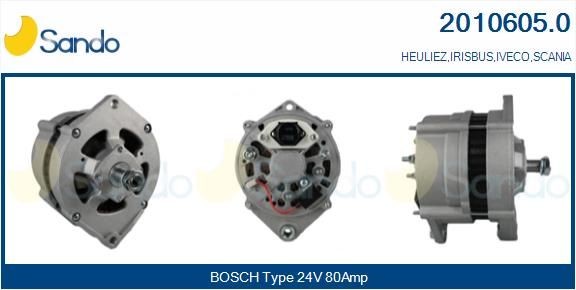 SANDO 2010605.0 Alternatore SANDO 2010605.0 Alternatore