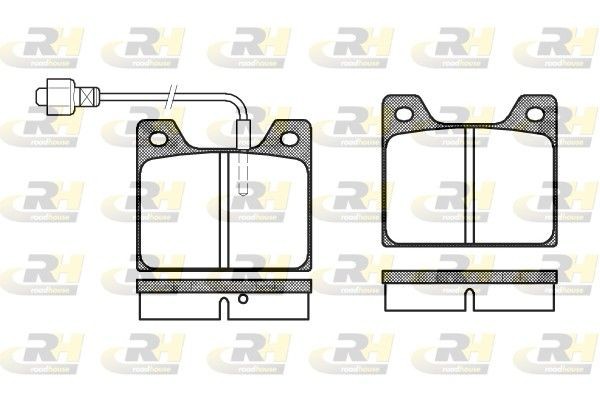 ROADHOUSE Bromsbelägg 2013.02 ROADHOUSE 2013.02 Bromsbelägg Peugeot 504 Cabriolet original