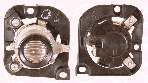KLOKKERHOLM Tågelygte 20130282 Tågelys KLOKKERHOLM Fiat PANDA 20130282