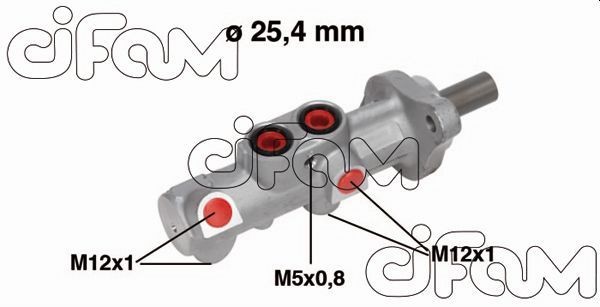 CIFAM Galvenais bremžu cilindrs 202-756 202-756 CIFAM Galvenais bremžu cilindrs Jaguar lēti