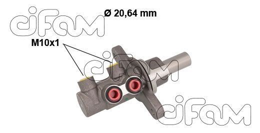 CIFAM Bremsehovedcylinder 202-837 Hovedbremsecylinder CIFAM Lancia KAPPA 202-837