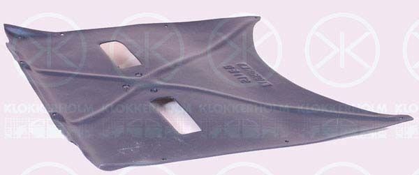 KLOKKERHOLM Motorabdeckung 2027795 Motorabdeckung KLOKKERHOLM Fiat IDEA 2027795