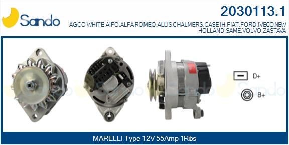 SANDO Alternatore 2030113.1 Costo Alternatore SANDO VOLVO 2030113.1