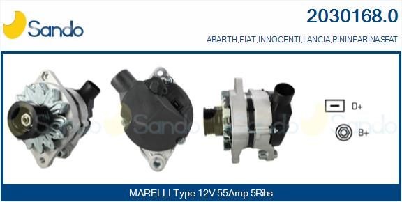 SANDO Alternatore 2030168.0 SANDO 2030168.0 Dinamo Fiat 124 Sport Spider originale prezzo