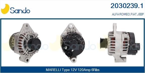 SANDO Dynamo / Alternator 2030239.1 Dynamo JEEP SANDO 2030239.1