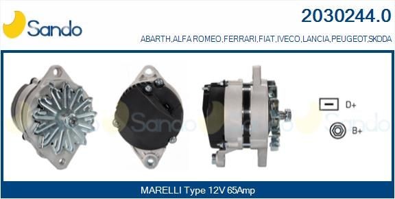 SANDO Alternateur 2030244.0 2030244.0 Alternateur SKODA FAVORIT SANDO