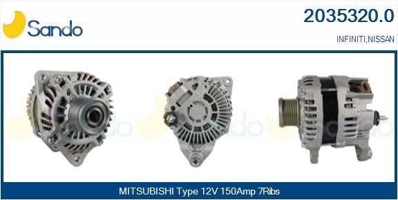 SANDO Alternador 2035320.0 coche Alternador SANDO 2035320.0 comprar