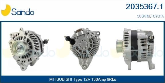 SANDO Alternateur 2035367.1 Subaru TRIBECA Alternateur SANDO 2035367.1