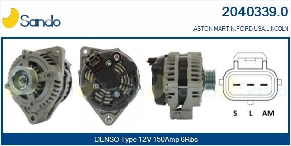 SANDO Alternátor 2040339.0 SANDO 2040339.0 Alternátor Virage Sedan cena