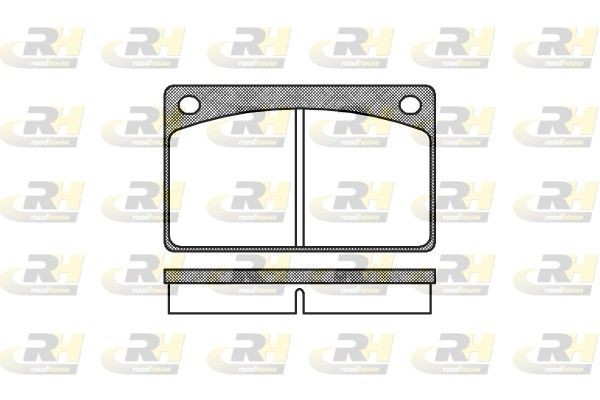 ROADHOUSE Kit pastiglie freni 2042.00 2042.00 Pastiglie dei freni ROADHOUSE VOLVO S60 costo