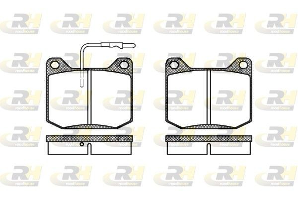 ROADHOUSE Bromsbelägg 2045.32 ROADHOUSE 2045.32 Bromsbelägg 504 Sedan original