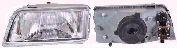 KLOKKERHOLM Projecteur principal 20920145 Citroën C1 Optique KLOKKERHOLM 20920145