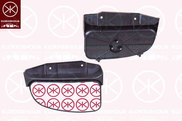 KLOKKERHOLM Vidro de espelho, espelho retrovisor exterior 20921074 Vidro de espelho retrovisor exterior KLOKKERHOLM C25 20921074 baratos