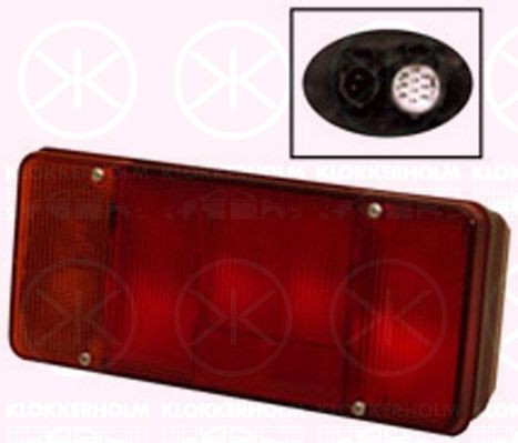 KLOKKERHOLM Achterlicht 20930715 20930715 Achterlicht KLOKKERHOLM FIAT TALENTO