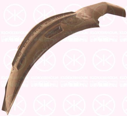 KLOKKERHOLM Innerskjerm plastikk 2093388 Innerskjerm KLOKKERHOLM Fiat 124 2093388