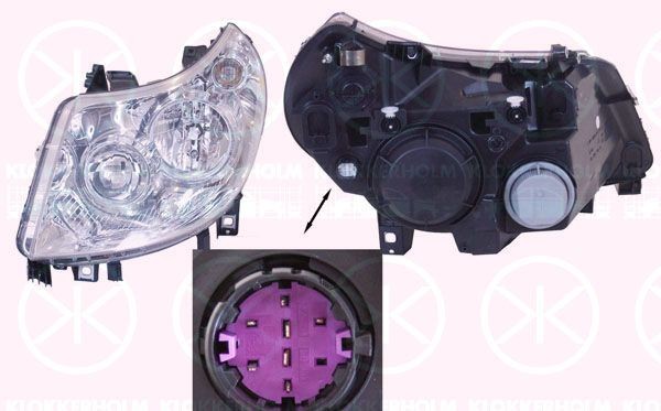 KLOKKERHOLM Faro anteriore 20970124A1 20970124A1 costo Fari anteriori KLOKKERHOLM FIAT CINQUECENTO