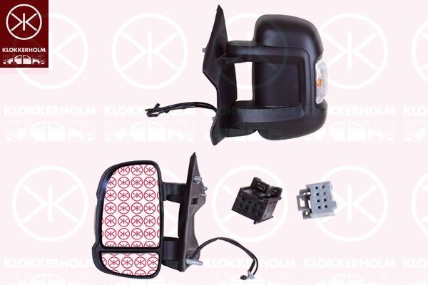 KLOKKERHOLM Buitenspiegel 20971049A1 Citroën C5 Autospiegel KLOKKERHOLM 20971049A1