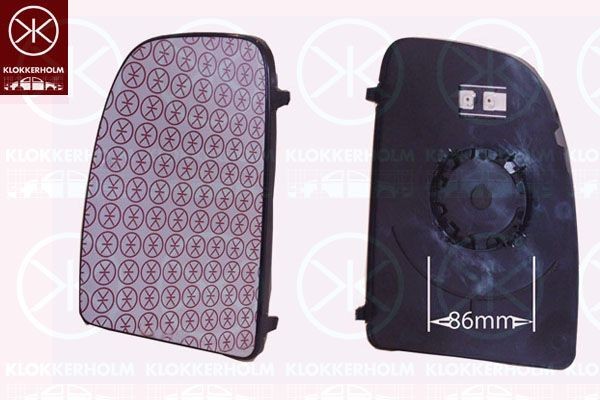 KLOKKERHOLM Vetro specchio, Specchio esterno 20971062 20971062 Vetro specchietto KLOKKERHOLM CITROËN CX costo