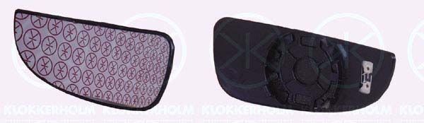 KLOKKERHOLM Spejlglas, udvendig spejl 20971066 20971066 Sidespejl glas KLOKKERHOLM PEUGEOT 205