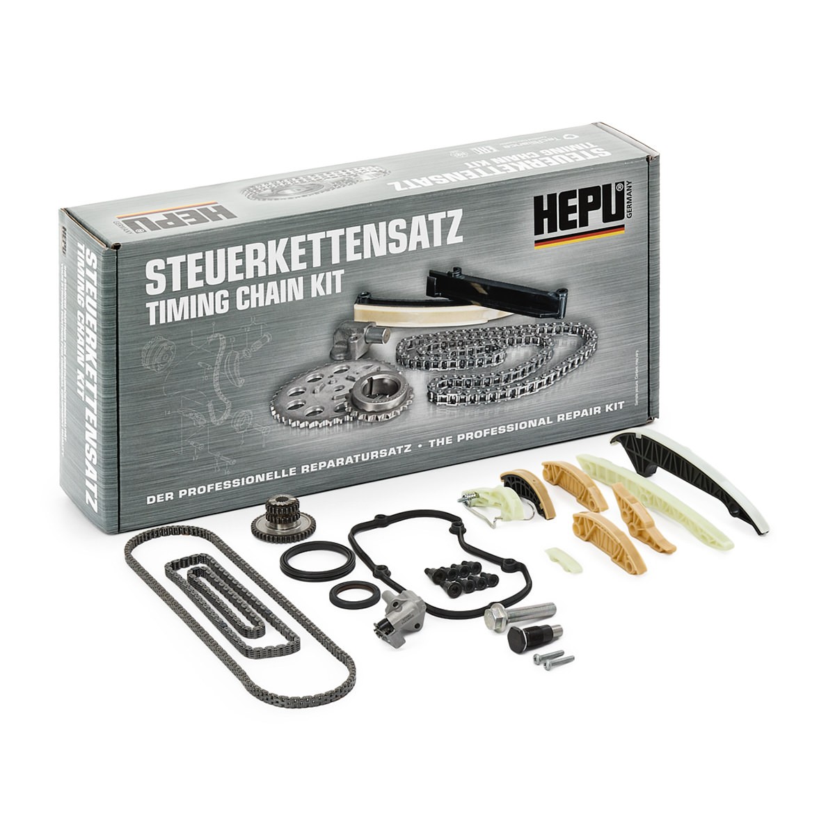 Distributiekettingset HEPU 21-0308 HEPU 21-0308 Distributieketting kit Volkswagen TIGUAN 2010