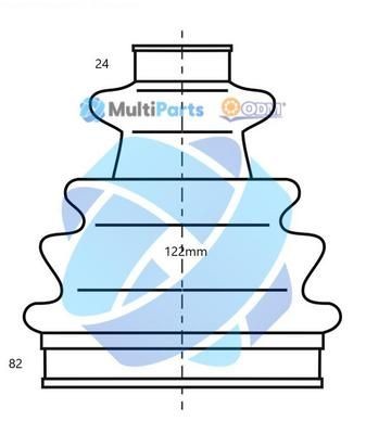 ODM-MULTIPARTS Drivaksel Manchetsæt 21-990183 Drivakselmanchet ODM-MULTIPARTS BORA 21-990183 billig
