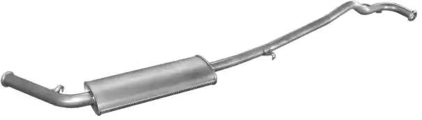 POLMO Uitlaat middendemper 21.251 Renault LATITUDE Middendemper POLMO 21.251