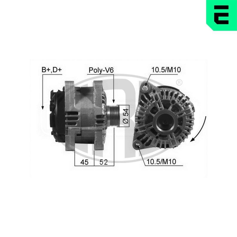 ERA Alternatore 210234 ERA 210234 Dinamo Ducato 244 originale prezzo