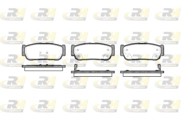 ROADHOUSE Piduriklotsid 21063.02 21063.02 Piduriklotsid KIA SPORTAGE ROADHOUSE