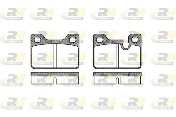 ROADHOUSE Kit pastiglie freni 2113.00 ROADHOUSE 2113.00 Pastiglie freno sportive BMW E21 prezzo