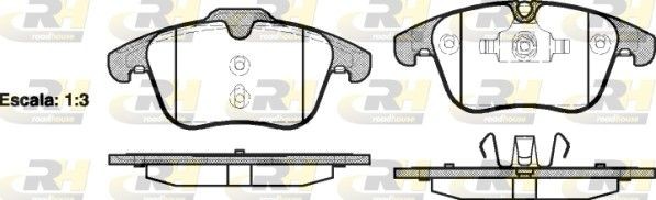 ROADHOUSE Remblokken 21219.00 ROADHOUSE Remblokkenset Volkswagen 21219.00