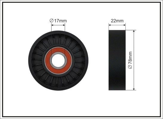 CAFFARO Τεντωτήρας, ιμάντας poly-V 213-87 CAFFARO 213-87 γνήσια Τεντωτηρας ιμαντα Carnival I (GQ) κόστος