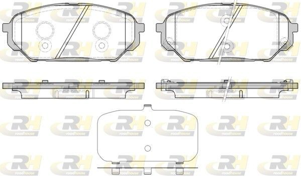 ROADHOUSE Kit pastiglie freni 21322.12 21322.12 costo Pastiglie dei freni ROADHOUSE HYUNDAI TERRACAN