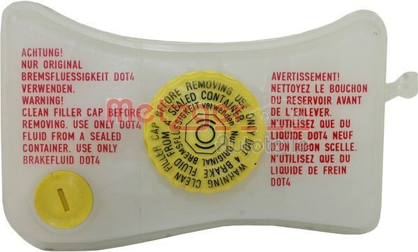 METZGER Nestesäiliö, jarruneste 2140145 2140145 METZGER Jarrunestesäiliö CITROЁN NEMO