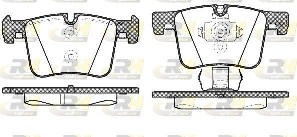 ROADHOUSE Remblokken 21457.00 BMW 1-serie Remblokkenset ROADHOUSE 21457.00